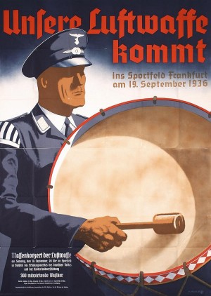 Unsere Luftwaffe kommt 1936 poster